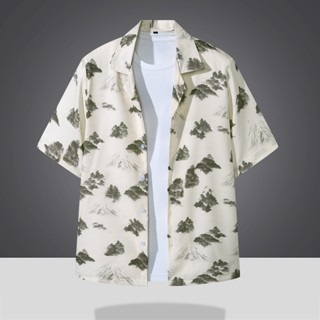 เสื้อลายพิมพ์ เสื้อ สินค้าใหม่ สงกรานต์ unisex เสื้อฮาวาย