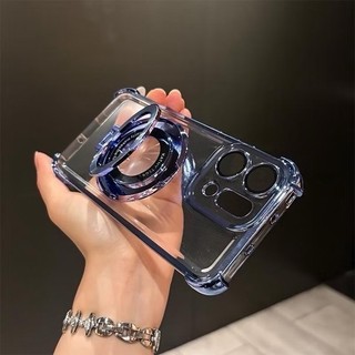 เคสใสขอบสี สำหรับ OPPO Reno14 A6S 14F 13F A6T A6C A6 A6X A3 A3X A5X A5I A5PRO A6PRO เคสฟรุ้งฟริ้งสวยหรู CD 2in1 กันกล้อง