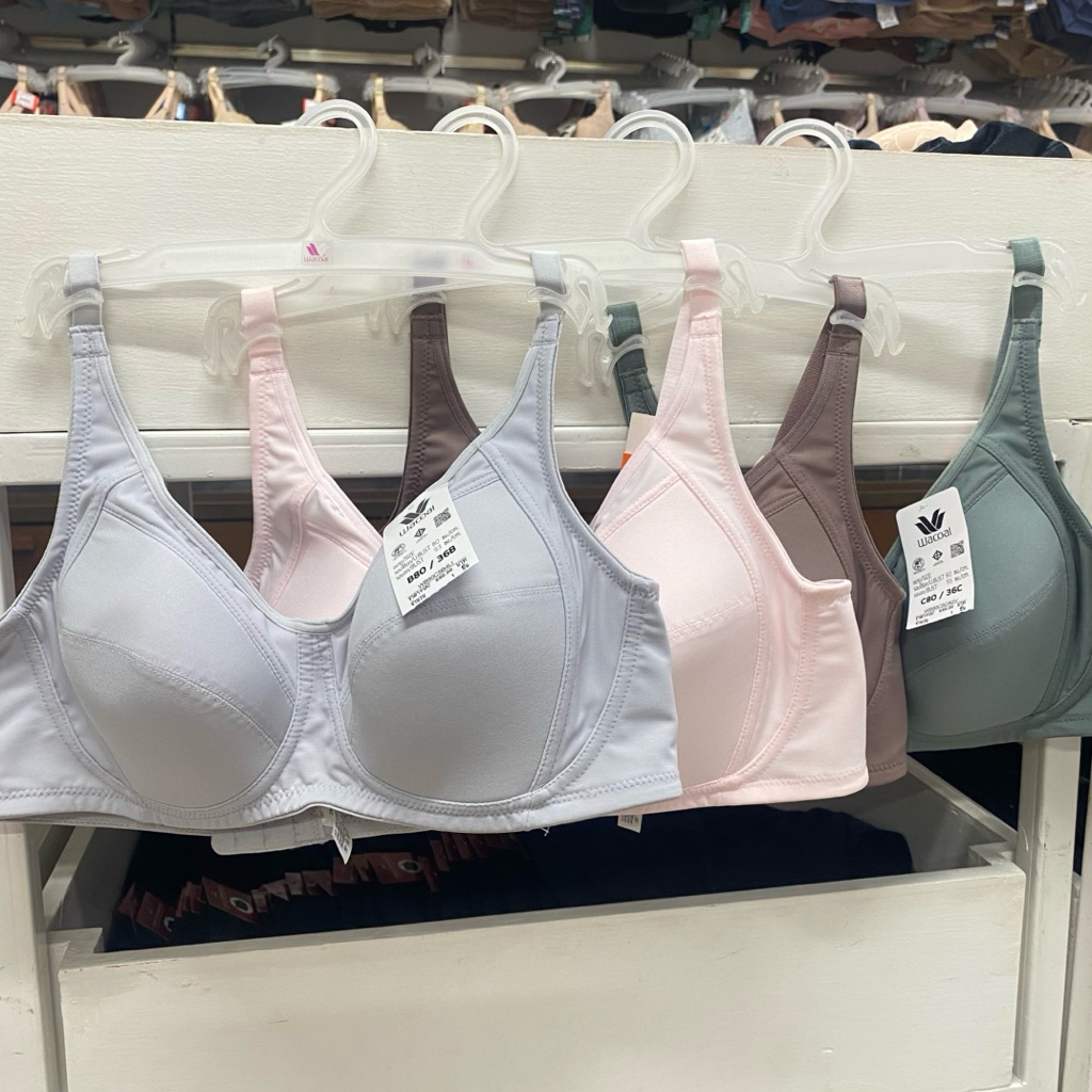 Wacoal Basic Bra รุ่น WB90C5 เสืัอชั้นในไร้โครง ฟองบาง