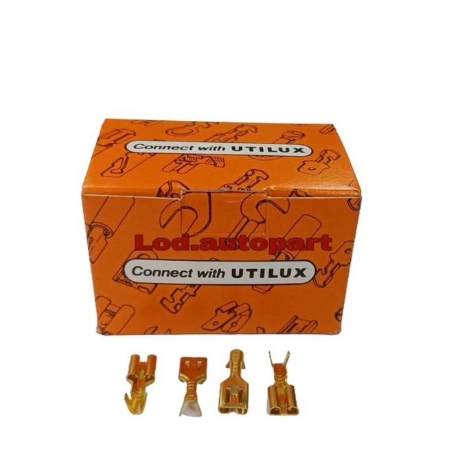 หัวเสียบ แบนเมียไม่มีลิ้น H-1972 (1กล่อง150PCS.)