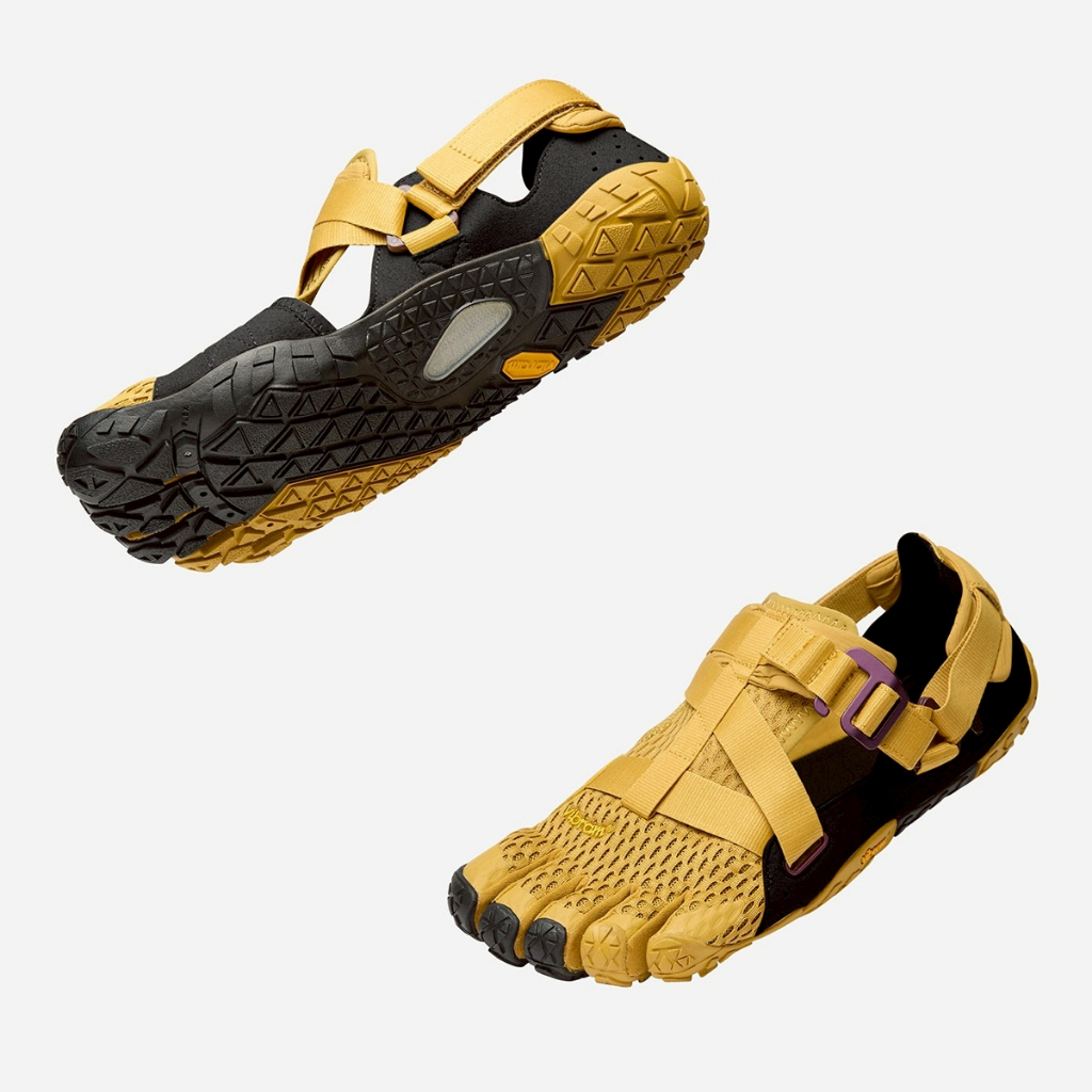 Vibram FiveFingers รุ่น Breezandal รองเท้าเดินป่า กิจกรรมกลางแจ้ง รุ่นผู้ชาย สี Mustard/Black ราคา ถูกที่สุด ดีลบีเคเค แกลเลอรีภาพที่ 3