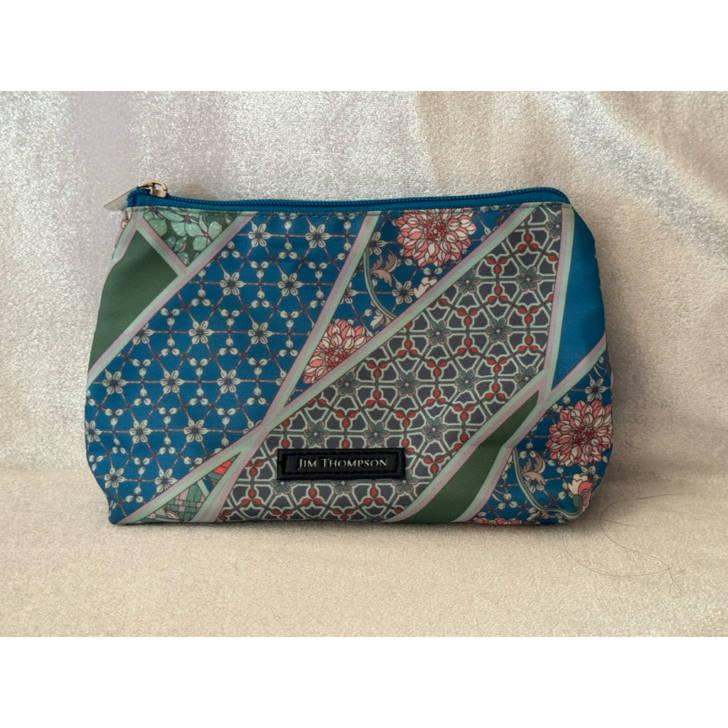 กระเป๋าเครื่องสำอาง Jim Thompson ของแท้ 100%