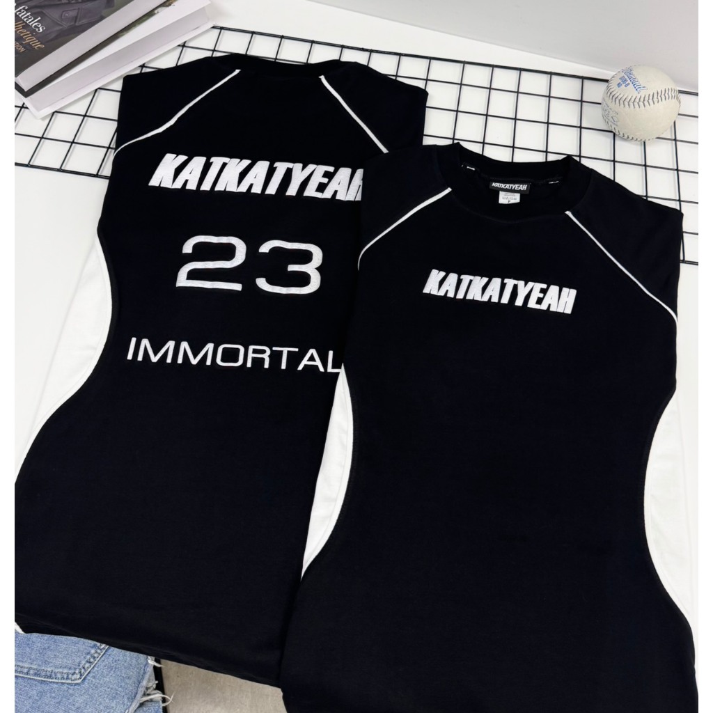 K10 เสื้อ KATKAT เจอร์ซีย์ดำ-ขาว ราคา ถูกที่สุด ดีลบีเคเค แกลเลอรีภาพที่ 4