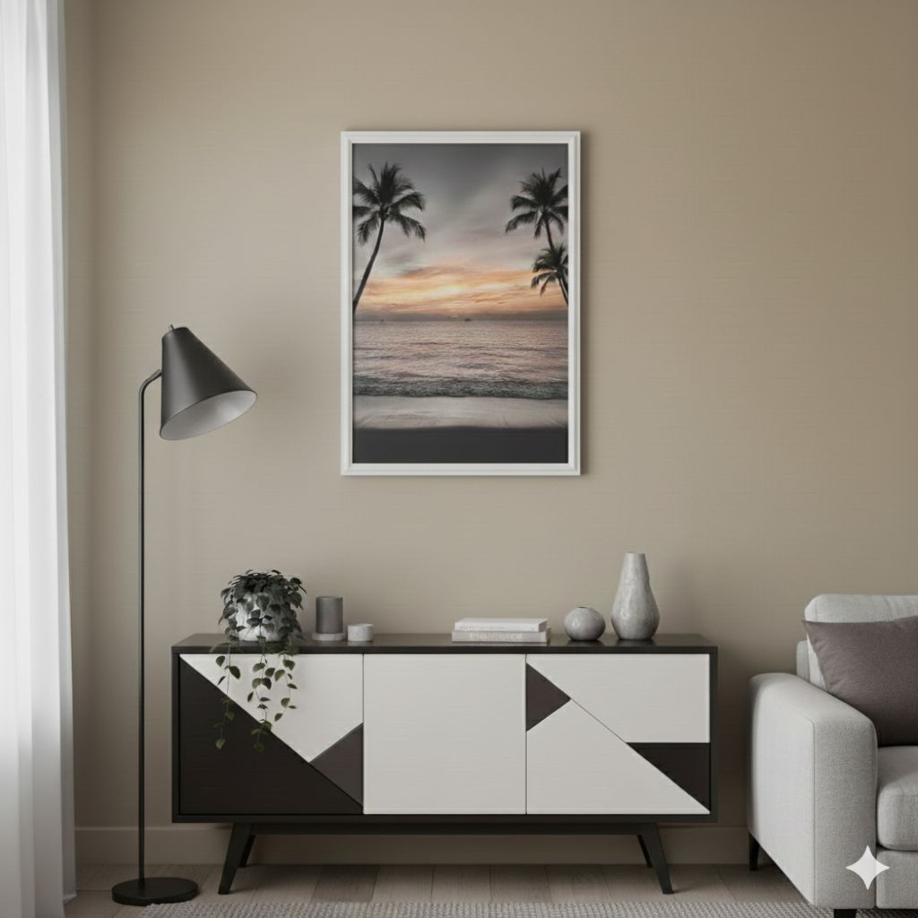 กรอบรูป 75x50CM.  จิ๊กซอว์ 1000ชิ้น แบบแขวนติดผนัง ได้ทั้งแนวตั้งและแนวนอน