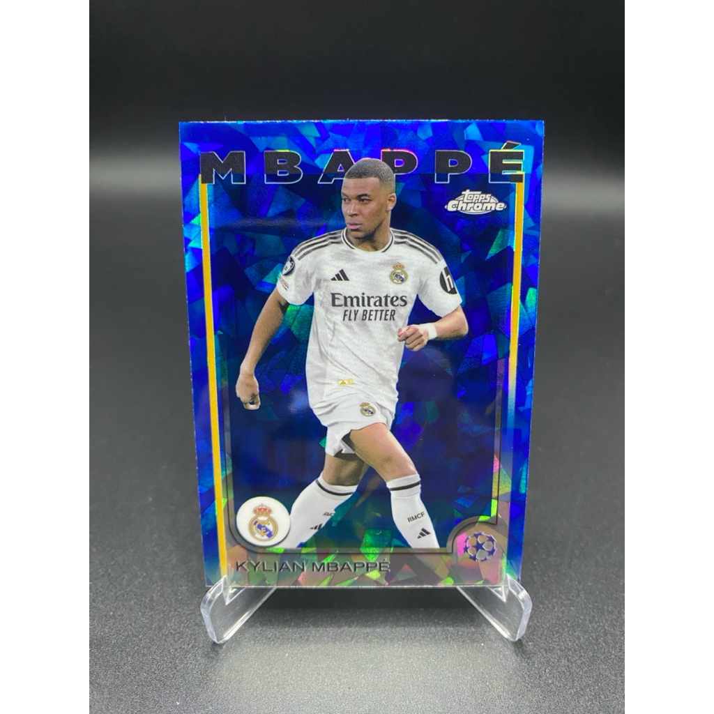 การ์ดฟุตบอล ⚽️ Kylian Mbappé | 2025 Topps Chrome – Real Madrid C.F. 🇫🇷