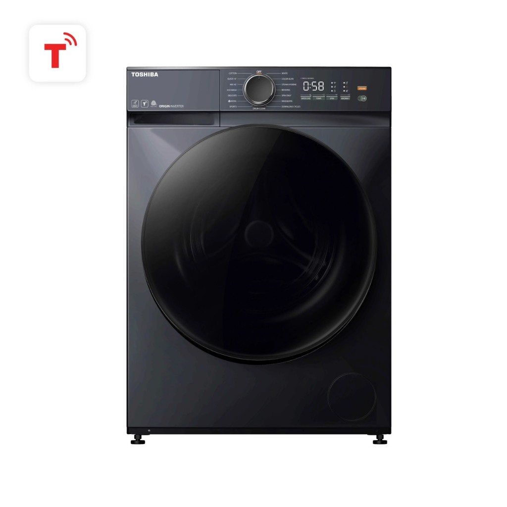 TOSHIBA เครื่องซักผ้าฝาหน้า 13กก.รุ่น TW-T21BU140UWT(MG) (ฟรีขาตั้ง) [bu140 bm135 fv1413]