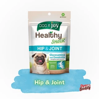 Dog n Joy Healthy Snack ขนมสุนัข เพื่อสุขภาพ (100g) สูตรบำรุงขน | กระดูก | เสริมสุขภาพ เนื้อไก่แท้ หอมอร่อย