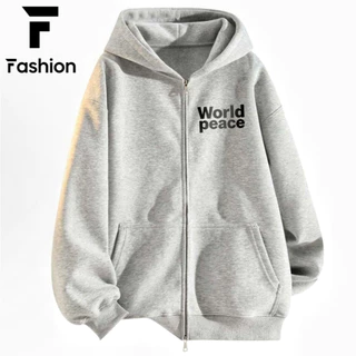 แจ็คเก็ตฮู้ดี้ Unisex เนื้อผ้านุ่มลื่น สัมผัสดีเยี่ยม ใส่คู่กับแฟนได้ ไซส์ครอบคลุม