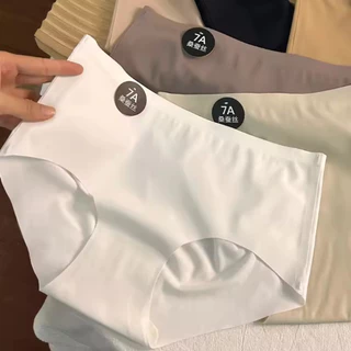 กางเกงในผ้าไหมไร้ตะเข็บสำหรับผู้หญิง เนื้อผ้านุ่มบางเบา ยืดหยุ่น สวมใส่สบาย(รุ่น-116)
