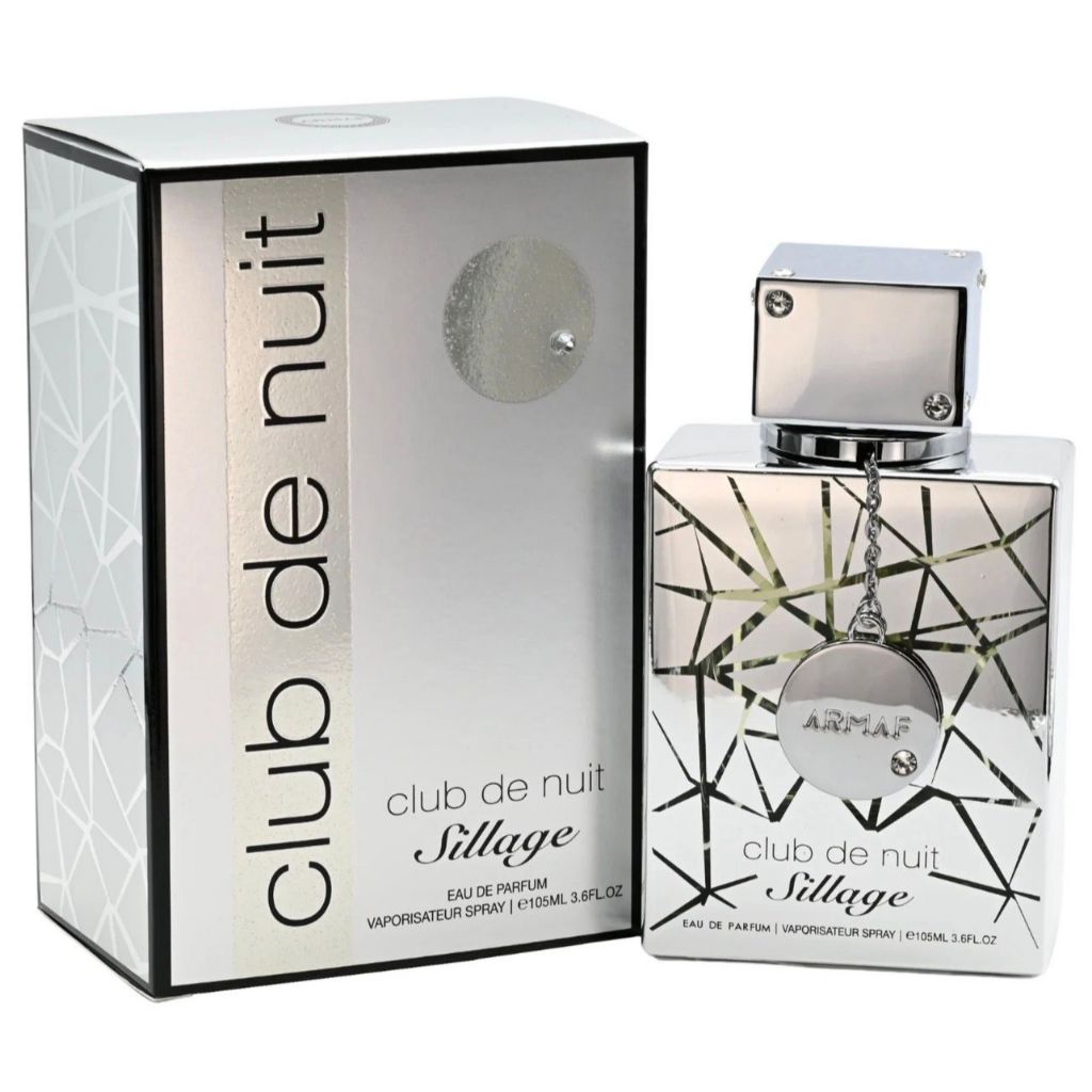 Club de Nuit Sillage EDP 50ML  น้ำหอมผู้ชายกลิ่นหรูแนว Aventus Silver ติดทนนาน หอมสดชื่นมีเอกลักษณ์