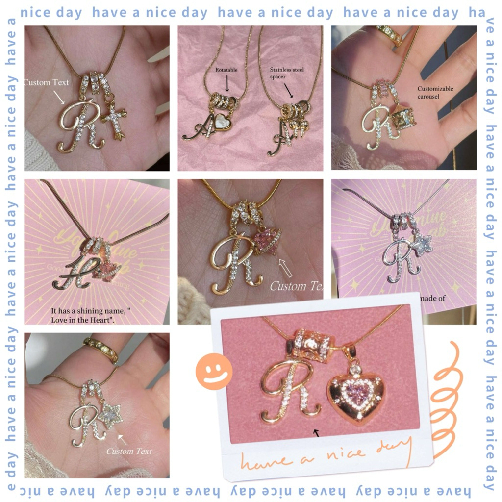 พร้อมส่ง - สร้อยคอ สแตนเลส costom necklace (สอบถามก่อนสั่งซื้อ)