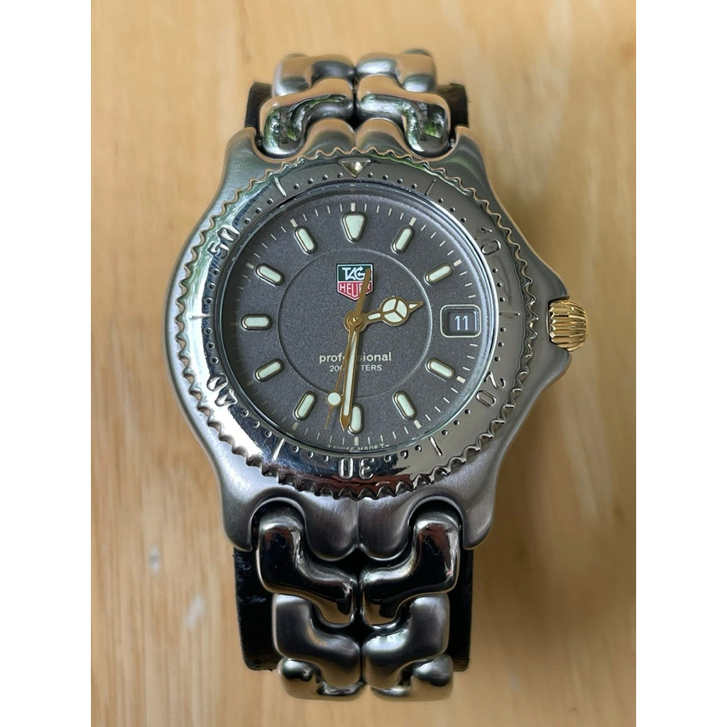 TAG Heuer Gray Dial ก้างปลา 2 ชั้น หน้าปัดเทา King Size 41 mm พร้อมกล่องแท้ !