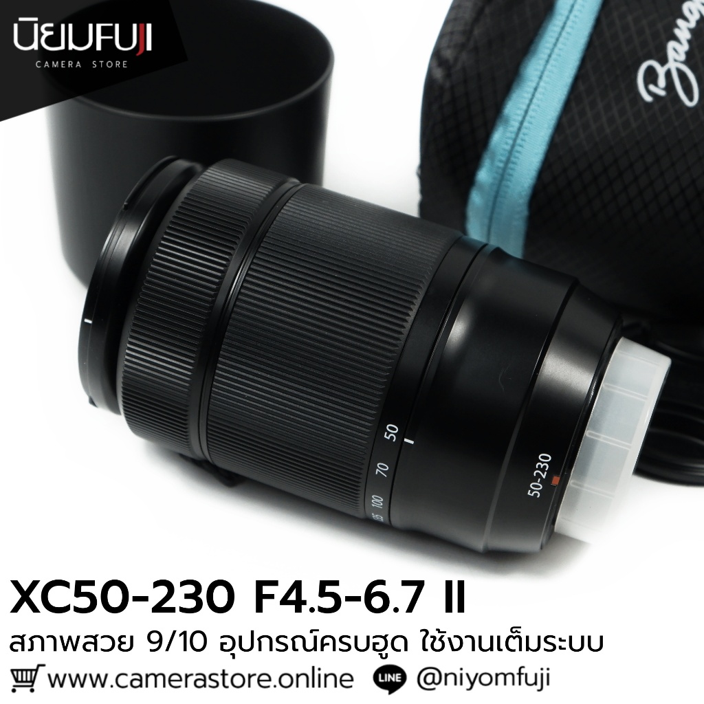 XC50-230mm F4.5-6.7 II ครบฮูด เลนส์ซูมฟูจิ หน้าชัดหลังเบลอ เลนส์ zoom