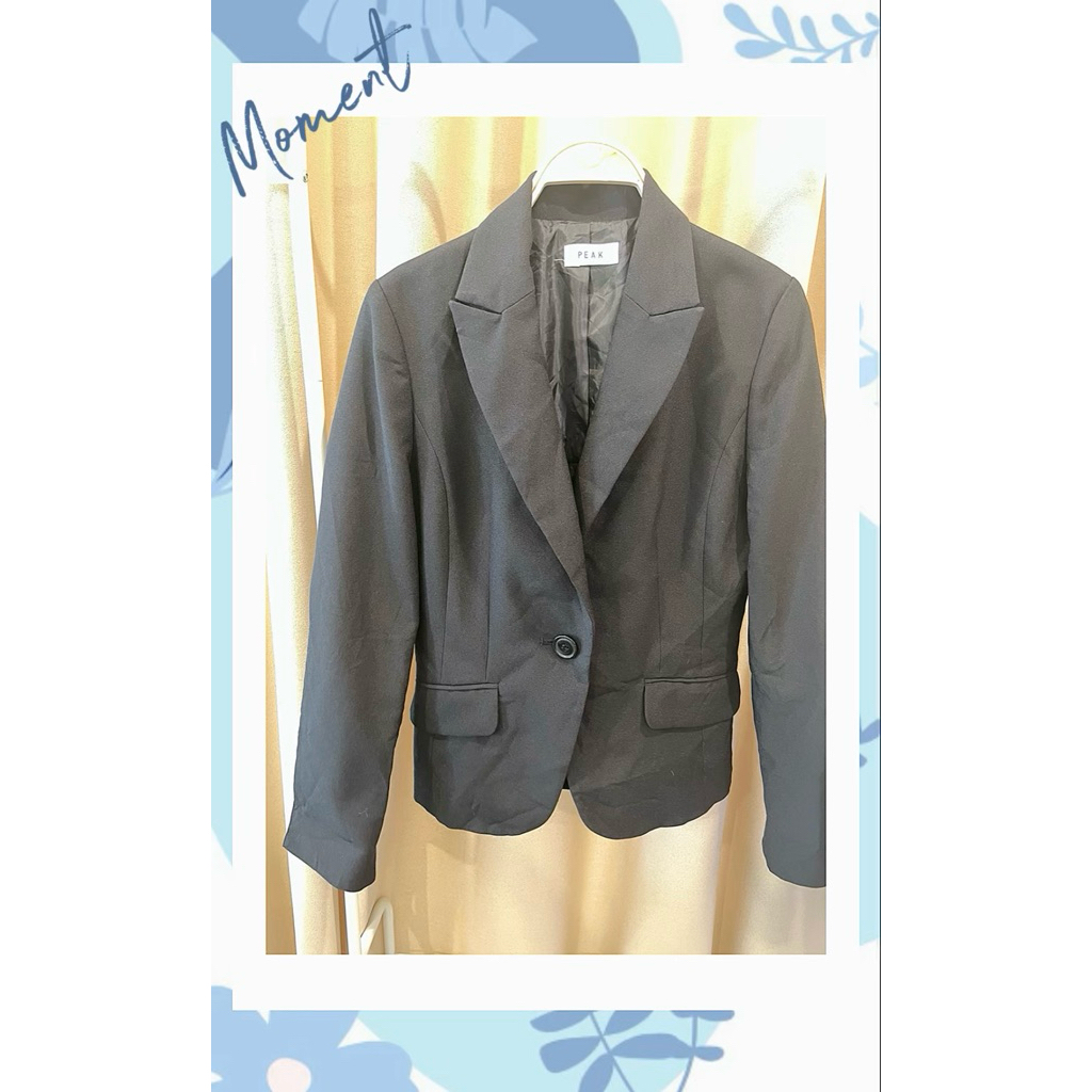 Blazer สูทสีดำทรงเลดี้