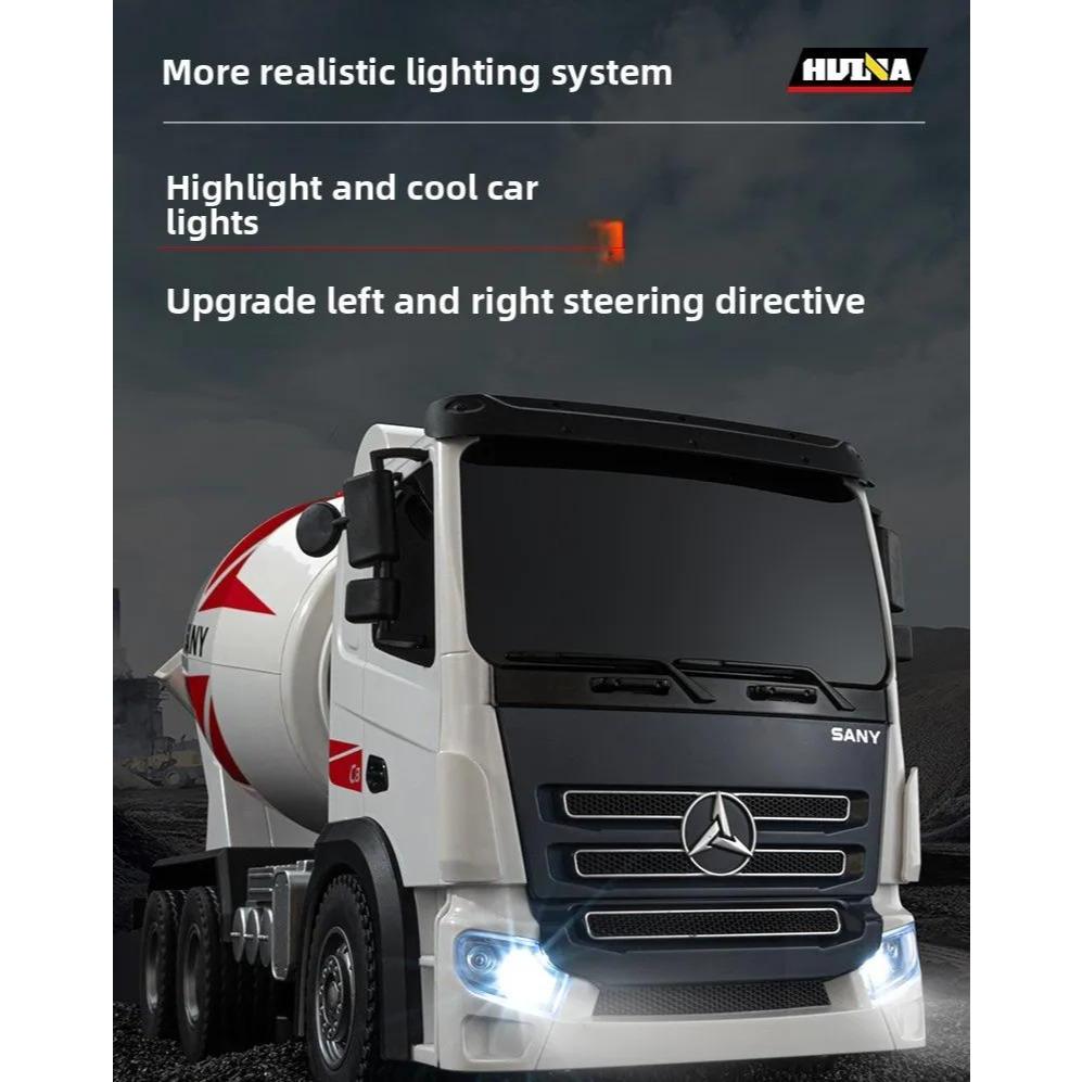 Huina SY537 รถบังคับโม่ปูน Sany RC Cement Mixer Truck 2.4GHz ดีไซด์สมจริง