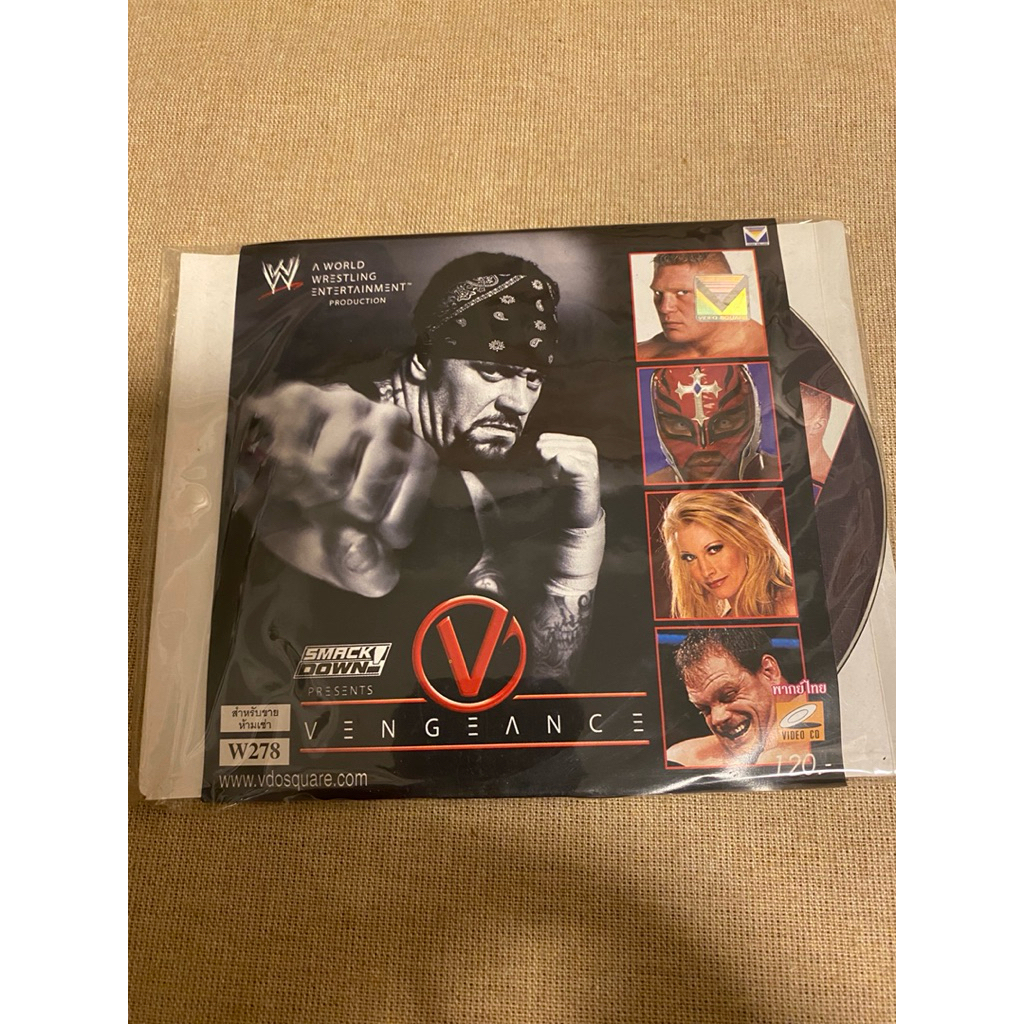 แผ่น VCD   วีดีโอซีดี     สภาพใหม่                   หายาก  มวยปล้ำ