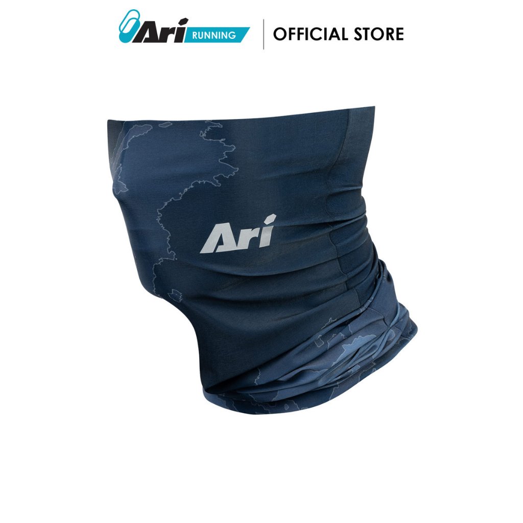ARI ADEPT MIDNIGHT CLOUD RUNNING MULTIFUNCTIONAL HEADWEAR – DARK NAVY (AHW1679-03) ผ้าบัฟ อาริ MIDNIGHT CLOUD สีกรมท่า – โปรปัง