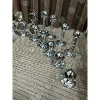 ตุ๊กตารับแป๊ป หูรับราว ตัวรับราวแขวนผ้า ตัวรับราวผ้าม่าน ตัวรับแป๊ป สูง เตี้ย ตัน ทะลุ มุม รับแป๊ป