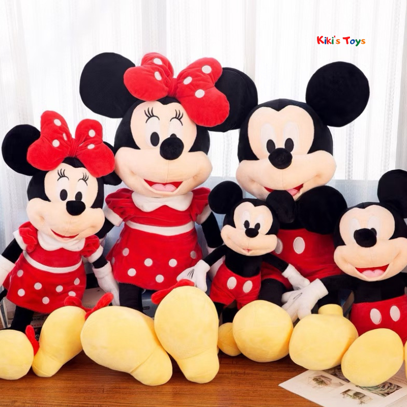 [พร้อมส่ง]ตุ๊กตามิกกี้เม้าส์ ตุ๊กตามินนี่เม้าส์ คุณภาพดีมาก มีหลายขนาด - รูปที่ 2