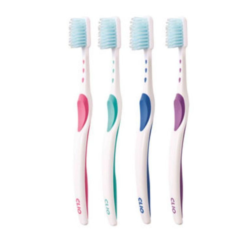 [คละสี 1 ชิ้น] แปรงสีฟัน Clio tapered rounded bristles