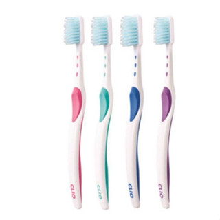 [คละสี 1 ชิ้น] แปรงสีฟัน Clio tapered rounded bristles