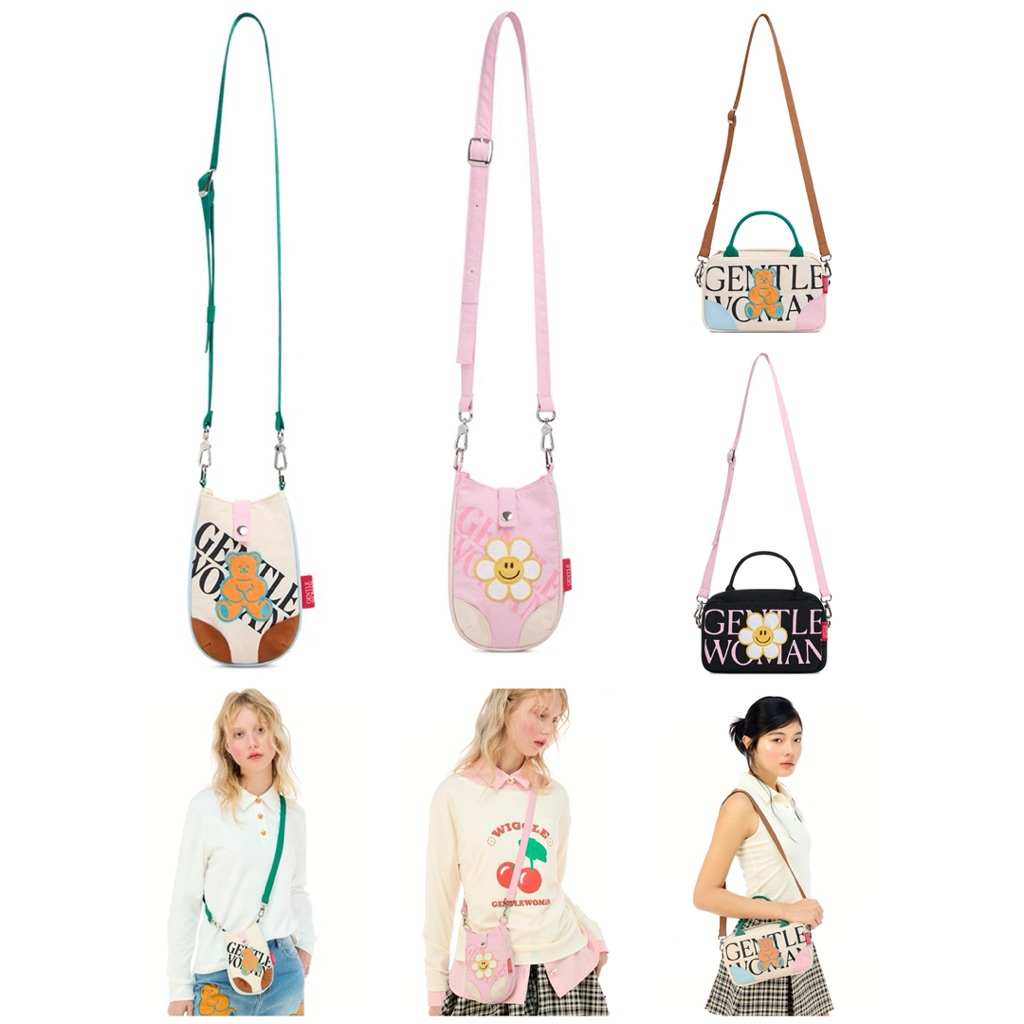 GENTLEWOMAN🌈มีโค้ดลด10-30% กระเป๋าสะพาย GENTLEWOMAN X Wiggle Wiggle  📍สินค้าของแท้จากShop