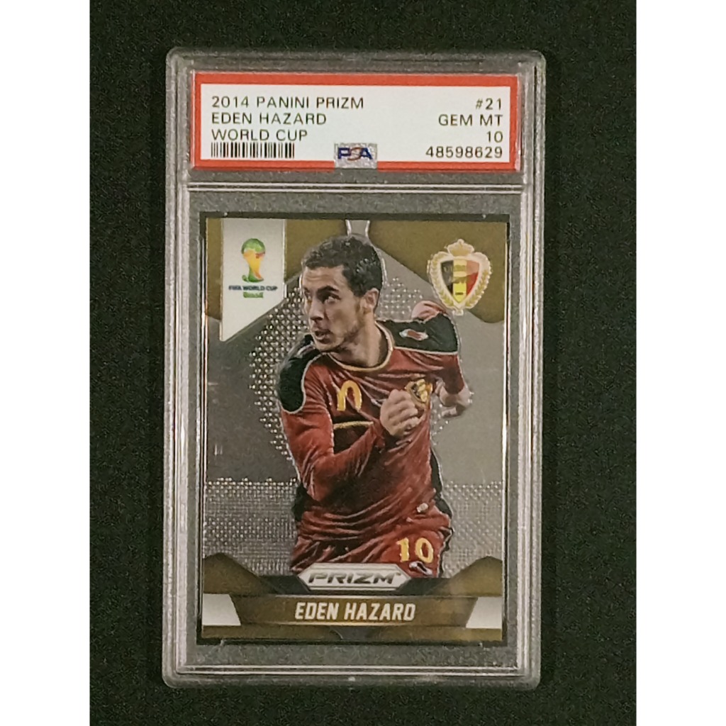 Eden Hazard 2014 Panini Prizm World Cup Belgium PSA 10