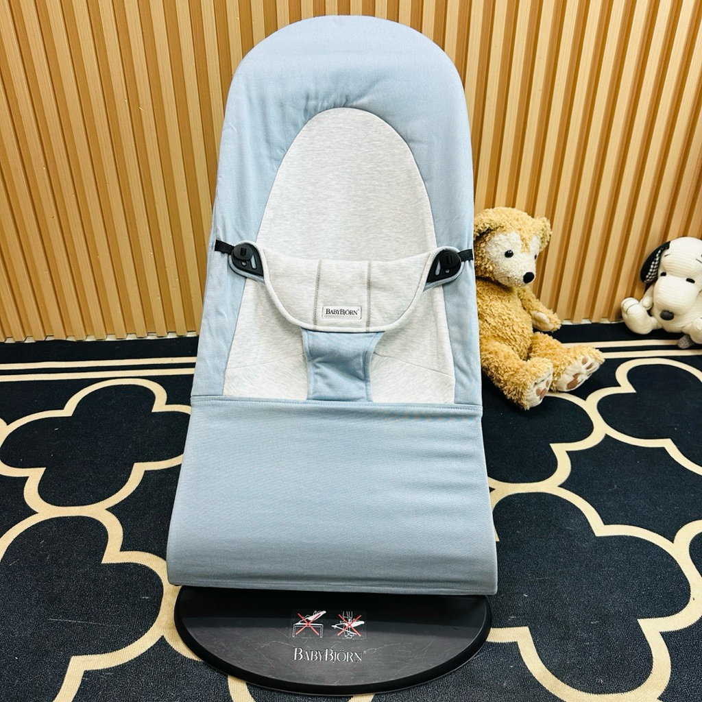 เปลเด้งดึ๋ง Baby Bjorn balance soft Blue/Gray Style:Woven/Jersey