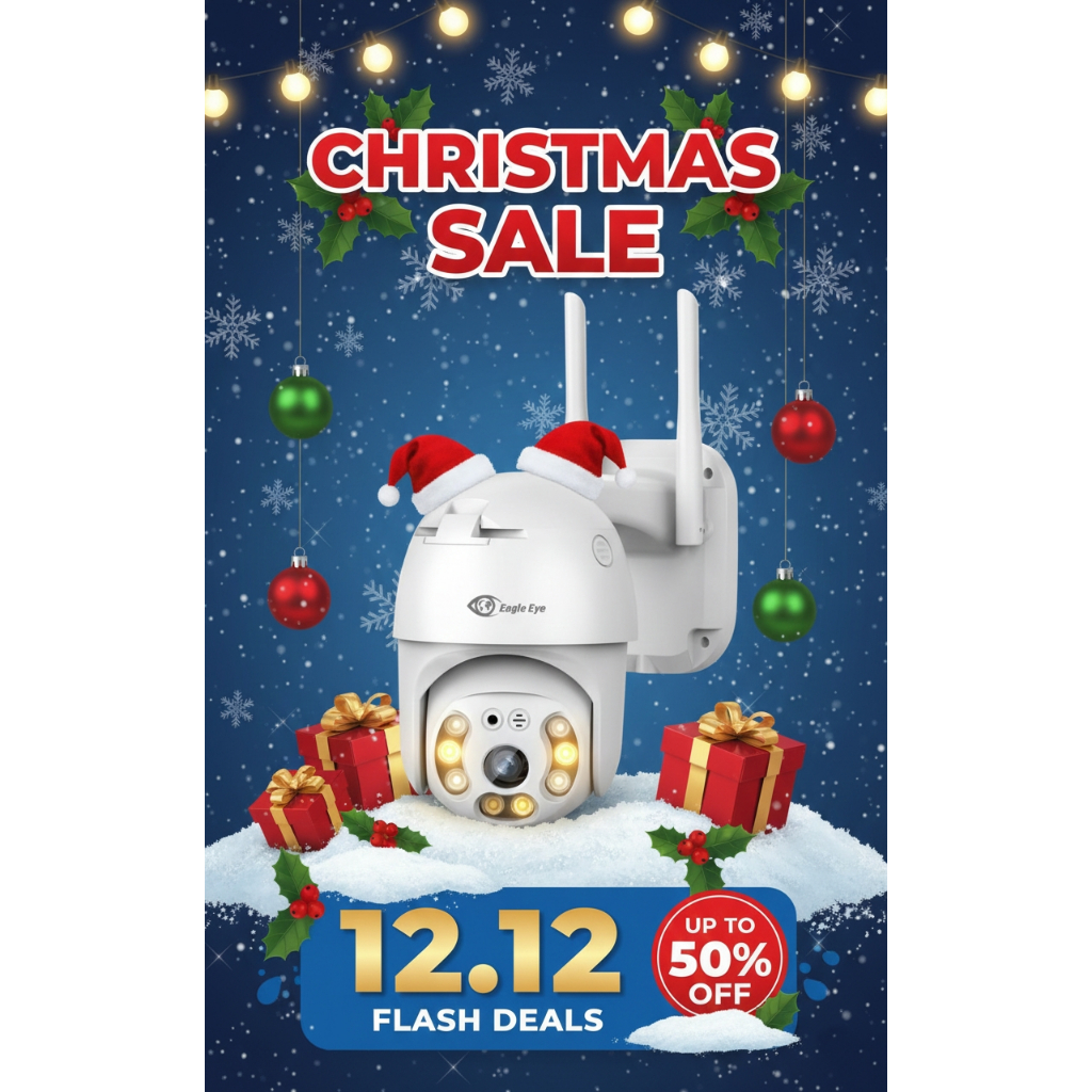 Eagle Eye - กล้องวงจรปิดทรงโดม ใส่เชื่อมต่อซิมการ์ด 3G/4G  ป้องกันน้ำได้  รหัสสินค้า EG-SD4G