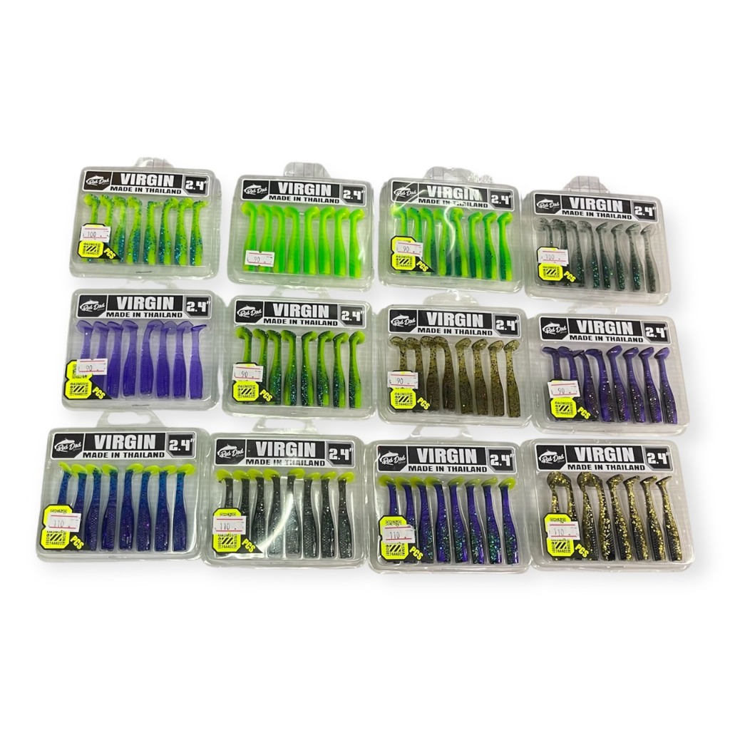 ปลายาง Rod Dad รุ่น VIRGIN ขนาด 2.4 นิ้ว