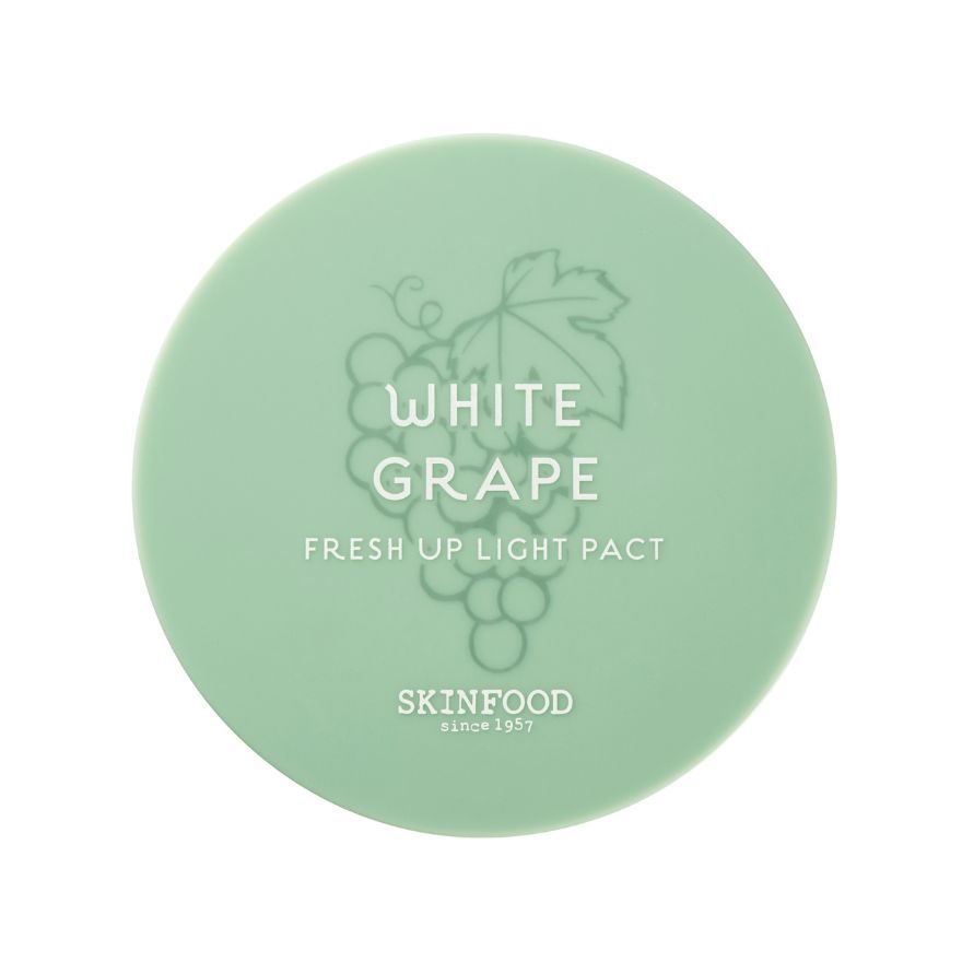 Skinfood بودرة White Grape Fresh Up Light Pact ‏12 غ — صورة 4