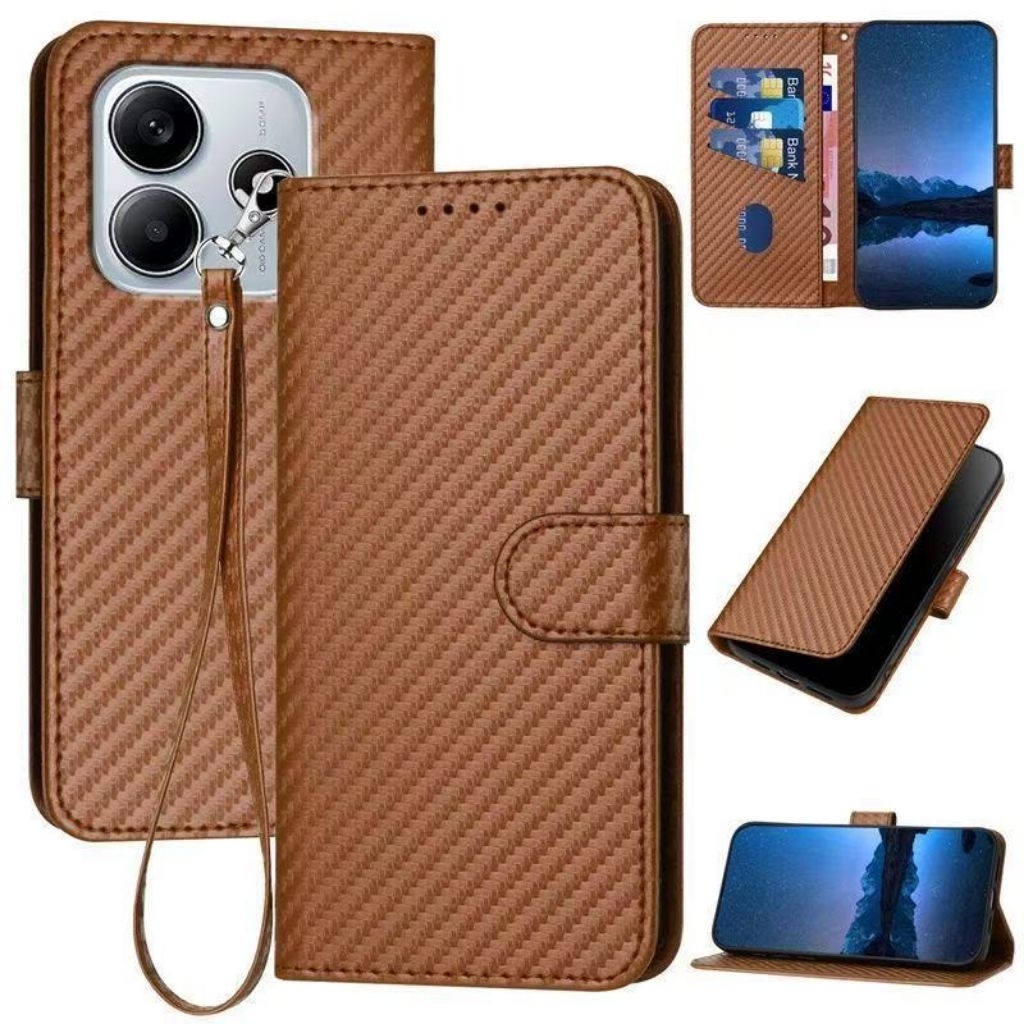 ⚡️ส่งจากไทย⚡️แคบล่า เคสฝาพับ ล็อค สำหรับ Xiaomi Redmi Note14 Redmi 15C 14C Poco C75 C71 Redmi A5 เคสมีแม่เหล็ก
