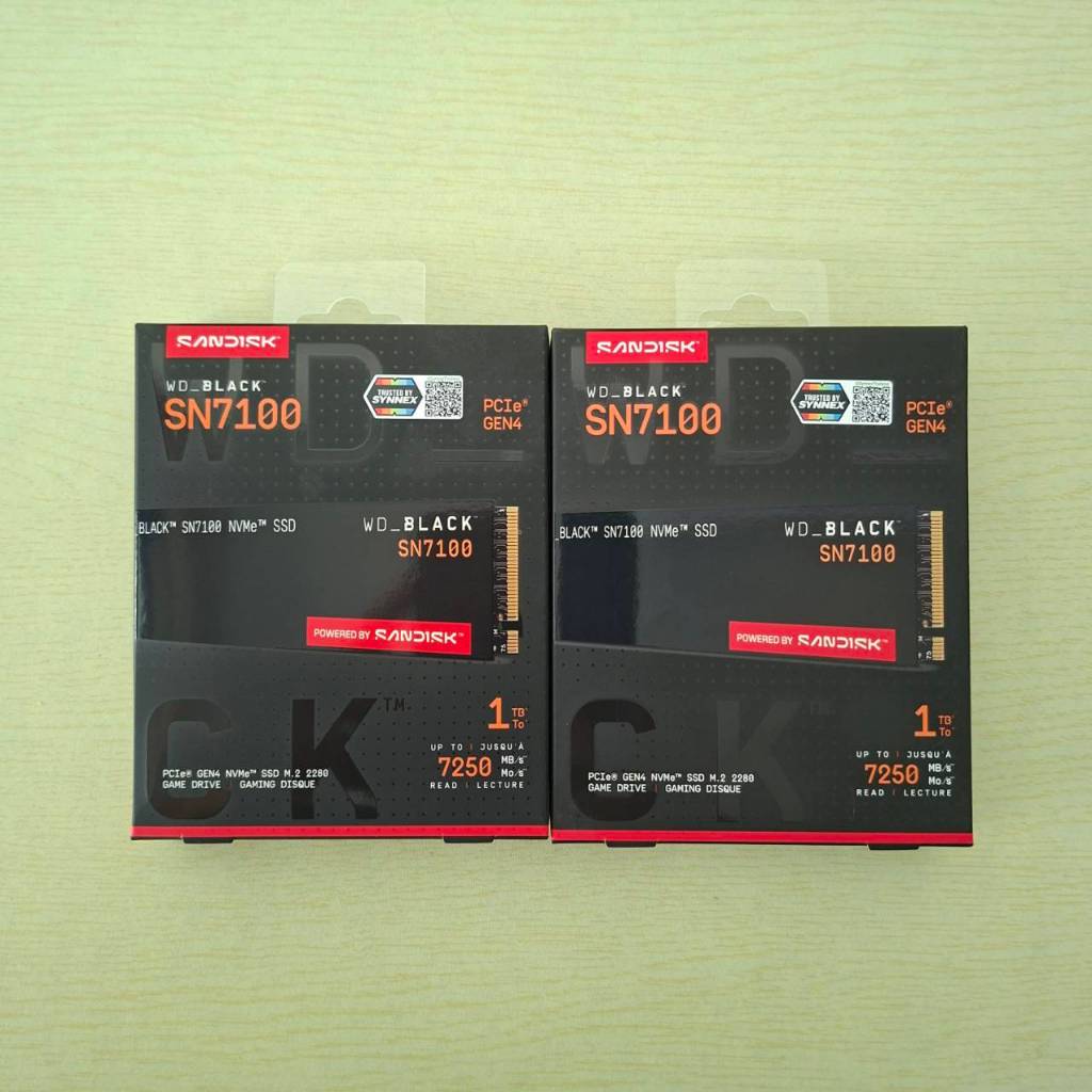 [สินค้าใหม่] WD BLACK SN7100 1TB (7250/6900)