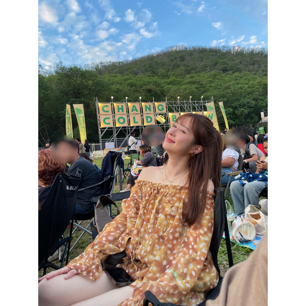 Dressupcorner Woodland Print Off-Shoulder DCN01310