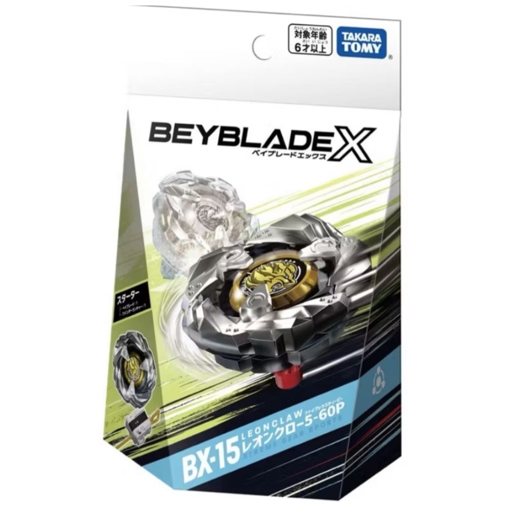 มีส่งด่วน ส่งทันที Lot. Korea Takara Tomy Beyblade X BX-15 Leon Claw 5-60P