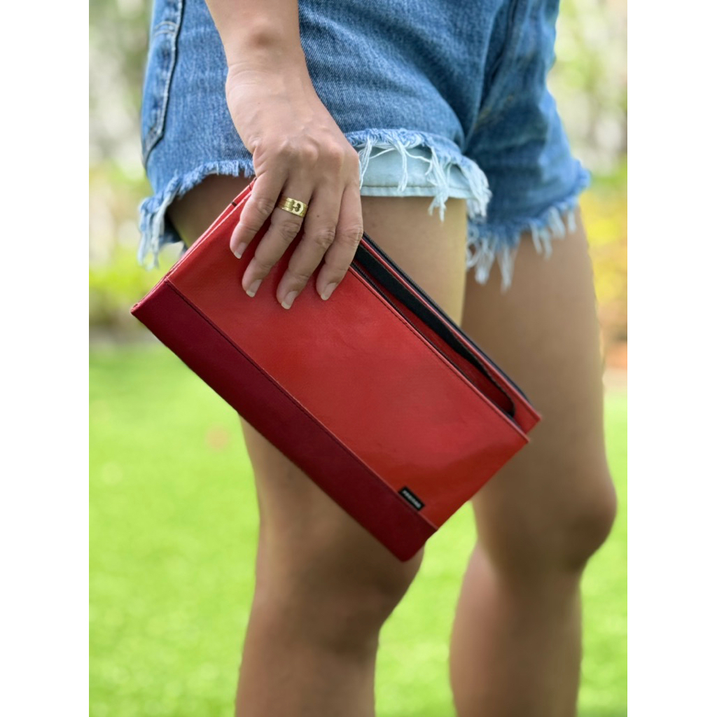 FREITAG MASIKURA F271 (ผ้าแดงส้ม) ❤️🧡 การ์ดครบ