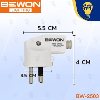 Bewon ปลั๊กตัวผู้แนวนอน 2 ขา และ 3 ขา