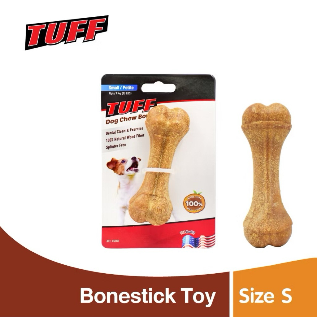 TUFF Bonestick/Woodstick Dog Toy ของเล่นสุนัข ของเล่นกระดูกไม้ ปลอดภัย (ไร้เซี่ยน) ช่วยขัดฟัน สำหรับสุนัข Size S / M / L - รูปที่ 4