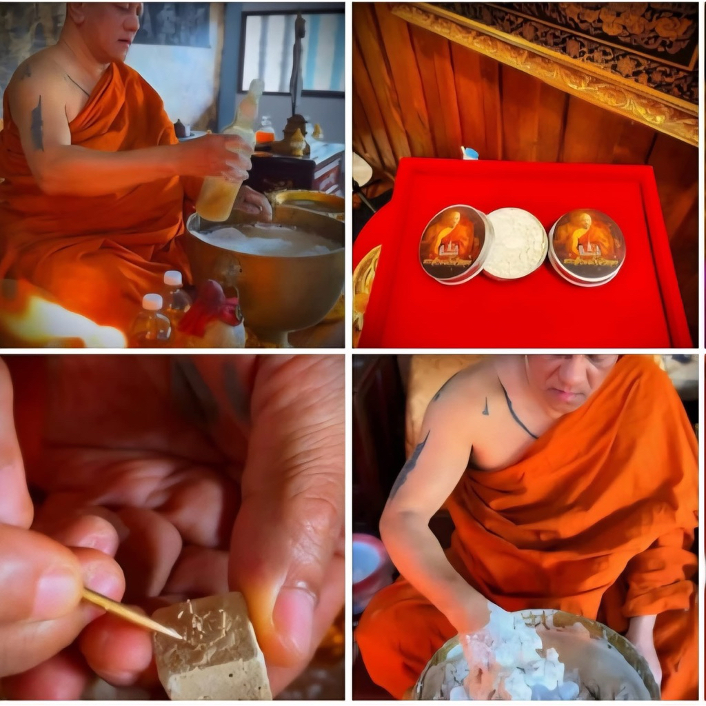 แป้งพระลักษณ์หน้าทอง ผสมเเป้งพ่อท่านคล้ายวาจาสิทธิ์ - รูปที่ 3