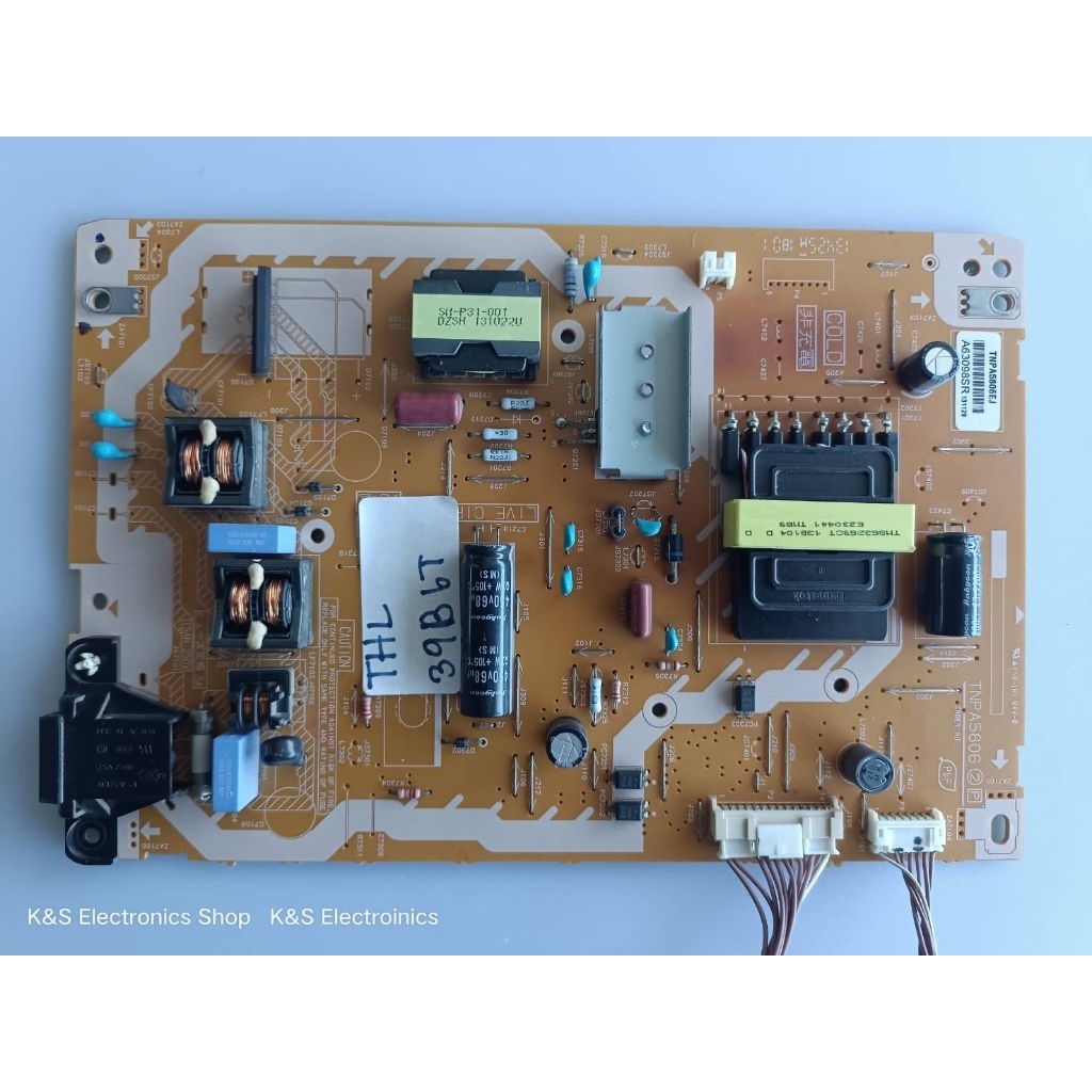 Power Supply Panasonic TH-L39B6T , TH-L39EV6T พาร์ท TNPA5806 อะไหล่แท้ /ของถอดมือสอง รับประกันสินค้า