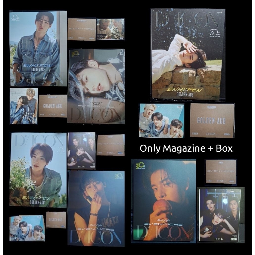 [Official] Enhypen Dicon N 30: Only magazine ❌️No Photocard❌️ (Jake Sunoo Sunghoon) แค่อัลบั้มภาพ+กล่องเท่านั้น เอนไฮเพน