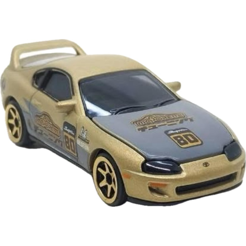 Majorette TOYOTA SUPRA A80 สีทอง ในล้อสุ่มไม่แกะซีล