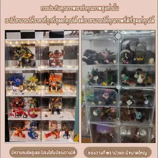 Wise ตู้อะคริลิคใส กล่องใส่โมเดล Labubu ชั้นวางโมเดล ตู้โชว์โมเดล PET ตู้ป๊อปมาร์ท ตู้ใส่โมเดล ตู้โชว์ตุ๊กตา