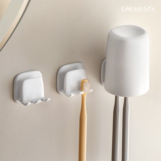 แก้วใส่แปรงสีฟันพร้อมที่แขวน ตะกร้าแขวนผนัง กระบอกแปรงสีฟัน …