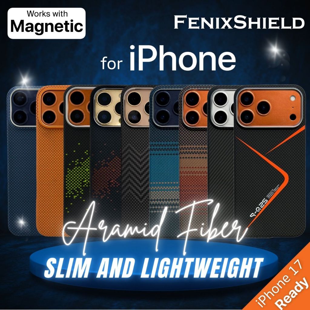 (ส่งทันที) เคส FenixShield Ultra Slim Aramid Case for iPhone Air / 17 / 16 / Plus / Pro / Max