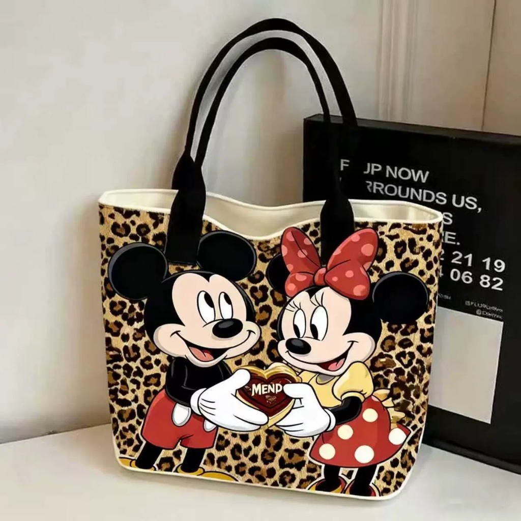 กระเป๋าผ้า(มีซิป)การ์ตูนน่ารักพิมพ์ลายNO.2