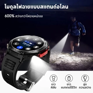 Aolon NEO smartwatch GPS ใน ตัว สมาร์ทวอทช์ กันน้ำ โทรได้ เข็มทิศแม่นยำ ไฟฉายแยก รับประกัน 1 ปี