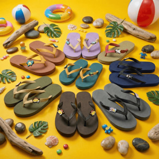 A32 รองเท้าแตะ รองเท้าแตะแบบหนีบ พื้นมีตำหนิ คละสี คละแบบ มี…