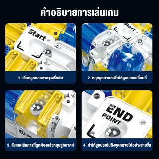 Rubik's Cube 3D เขาวงกต Rubik's Cube หกด้านความเร็ว 3x3 Rubik's Cube เขาวงกตของเล่นหกด้าน decompression Rolling Ball ปริ