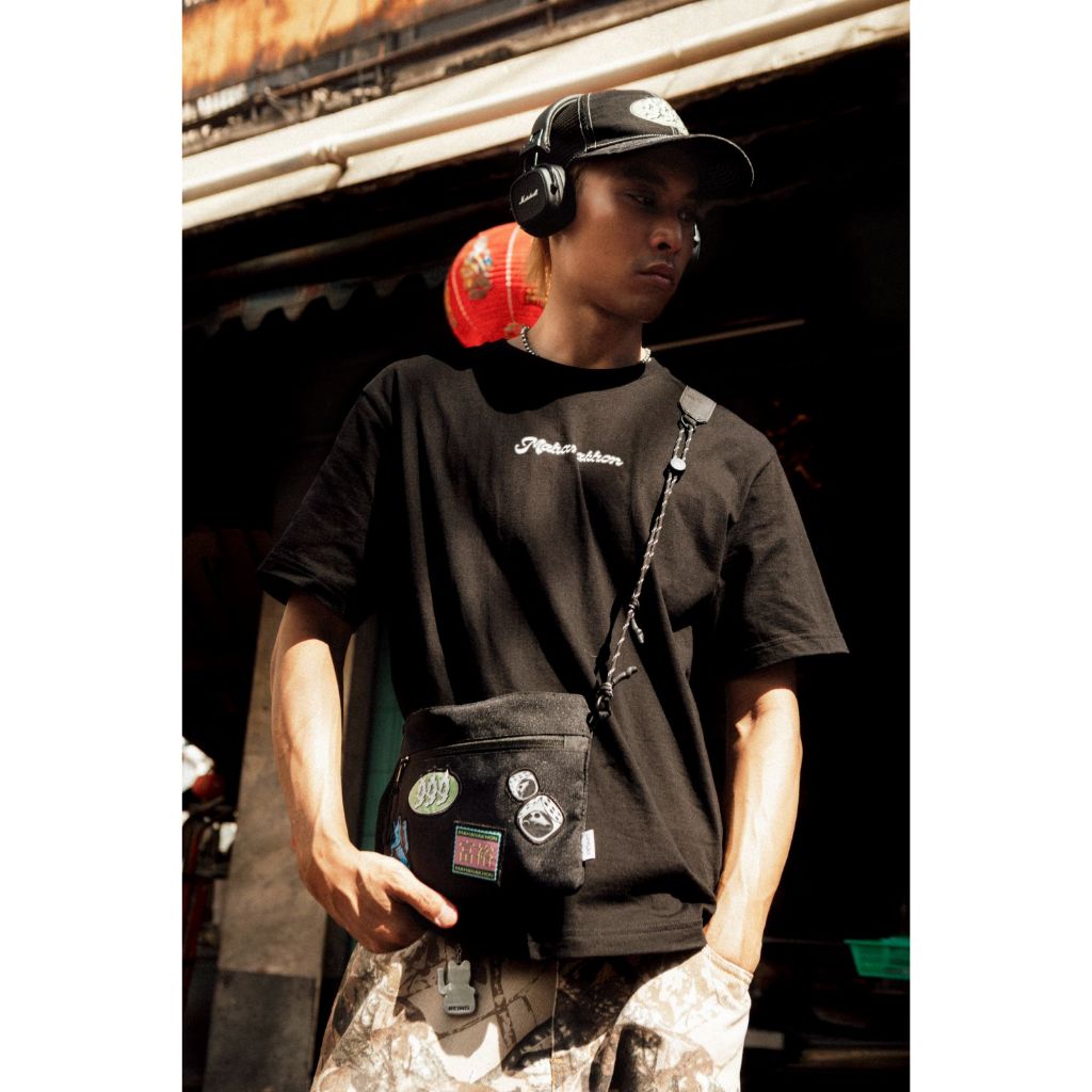 MAHANAKHON CHOKDEE SACOCHE BAG BLACK